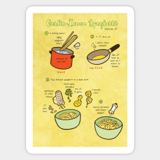 Recipe: Garlic Lemon Spaghetti Sticker